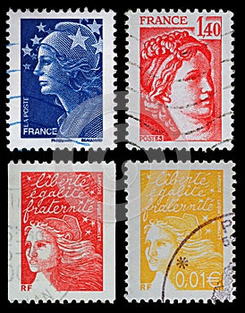 French Postage Stamps