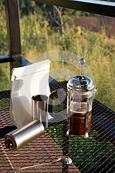 French press coffee pot