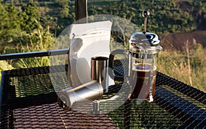 French press coffee pot