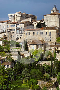 French provencale commune Gordes