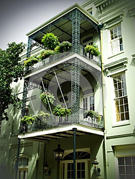 French Quarter Balconies in New Orleans