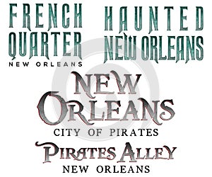 French Quarter New Orleans Titles photo