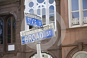 French quarter street sign photo