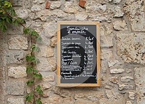 French restaurant menu img