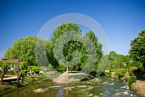 French river VÃÂ©zÃÂ¨re in Tourtoirac