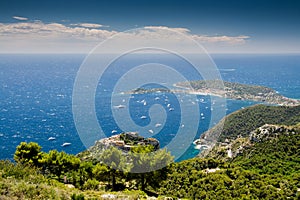 French Riviera coastline