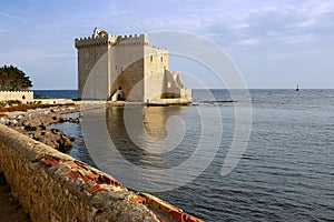 French Riviera, the Lerins Islands : fortified monastery of abbe photo