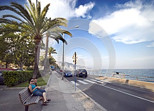 French riviera in Menton