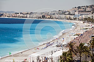 The French Riviera Nice France beach