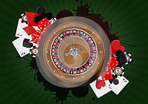 French roulette casino
