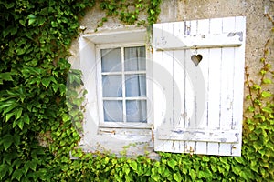 French rustic window photo