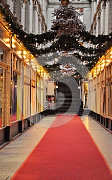 French shop Christmas alley