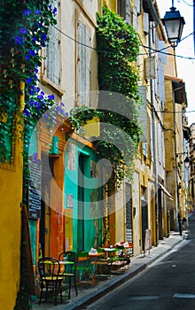 French Sidewalk Cafe Arles France