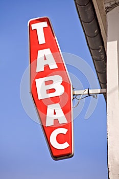 French sign tabac photo
