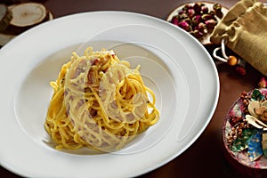 Spaghetti Carbonara beacon