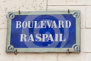 French street sign