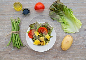 French string bean salad