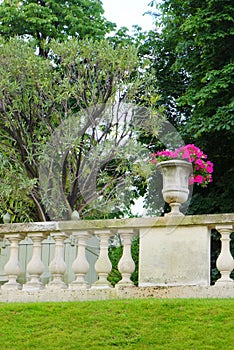 French style garden, Jardin du Luxembourg photo