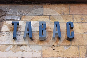 French Tabac Sign photo