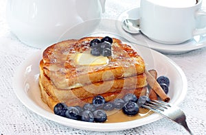 French Toast and Blueberries