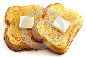 French toast with butter