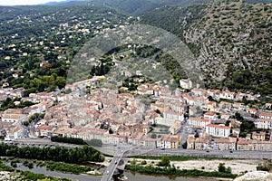 The French town of Anduze photo