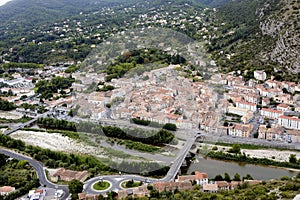 The French town of Anduze photo