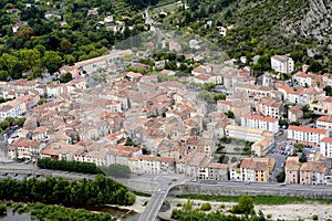 The French town of Anduze photo