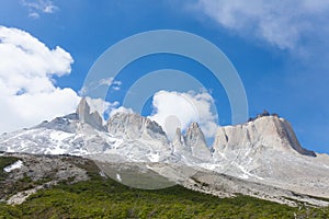 French Valley landscape, Torres del Paine, Chile photo