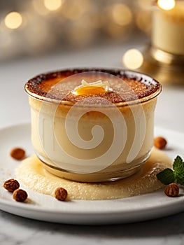 French vanilla custard, burnt cream, creme brulee rich custard base topped with crispy caramel