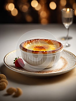 French vanilla custard, burnt cream, creme brulee rich custard base topped with crispy caramel