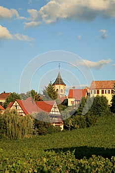 French village, Alsace, France