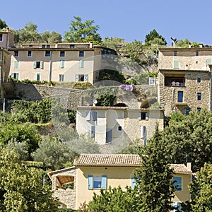French Village, hilltop town in Provence. France.