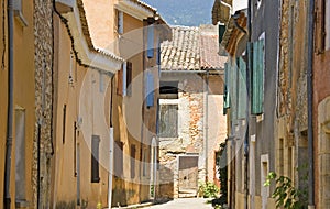 French Village street, Provence,France