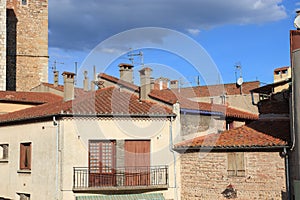 French village of Thuir in Pyrenees orientales