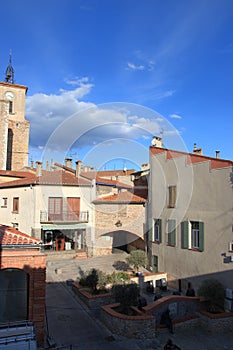 French village of Thuir in Pyrenees orientales