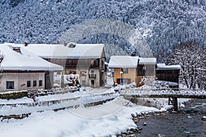 French Village in Winter