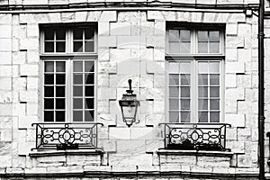 French windows in Biarritz