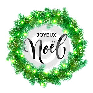 French Winter decoration ornament spanish Christmas lights Joyeux Noel