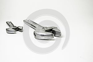 French wrench white background