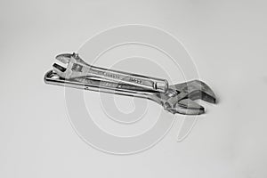 French wrench white background