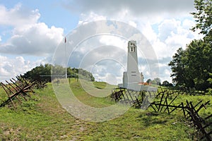 French WW1 memorial at Butte de Vauquois