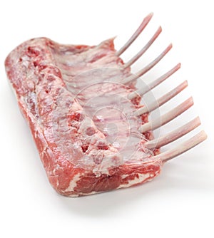 Frenched rack of lamb photo