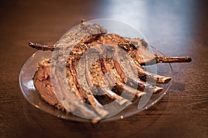 Frenched rack of lamb