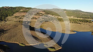 Frenchman Lake in Northern California - Aerial