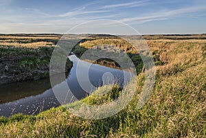 Frenchman River in Grasslands National Park