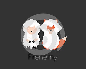 Frenemy from friend and enemy is a person who is or pretends to be a friend but who is also in some ways an enemy or rival