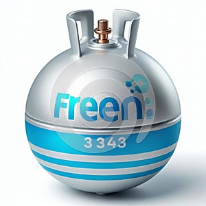 Freon a colorless gas used as a refrigerant and propellant, iso photo
