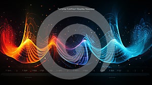 Frequency Wave Geometry Pattern