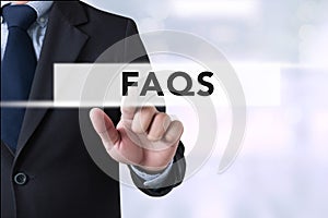 Frequently Asked Questions Faq Feedback Concept